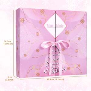 Calendario <span class=keywords><strong>de</strong></span> Adviento Navideño <span class=keywords><strong>de</strong></span> Cartón Rígido al por Mayor, <span class=keywords><strong>Caja</strong></span> <span class=keywords><strong>de</strong></span> Cuenta Regresiva <span class=keywords><strong>de</strong></span> 24 Días, Forrado <span class=keywords><strong>de</strong></span> Esponja, Reciclable, Personalizable, para Alimentos para Bebés, Papas Fritas - Product Image 2