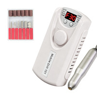 Machine professionnelle électrique de polissage d'ongles, haute vitesse, rechargeable, portable, faible bruit, outil de soin des ongles et de suppression des cuticules, moteur DC 5