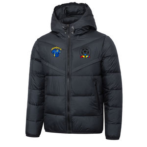 جاكيتات رياضية بالجملة من المصنع، جاكيتات مبطنة بسحاب نصفي، جاكيتات مبطنة عالية الجودة مقاومة للرياح، بدلات تدريب مالي - Product Image 2