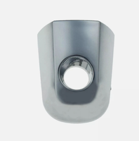 Poignée de porte extérieure avant droite chromée avec trou pour clé pour Mitsubishi L200 2005-2015, remplace OEM 5716A066 5716A040XA