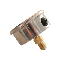 Bulk Stock Brass Internal High Stability Multi Function Long Service Life Liquid Pressure Detecting Oil Filled Pressure Gauge