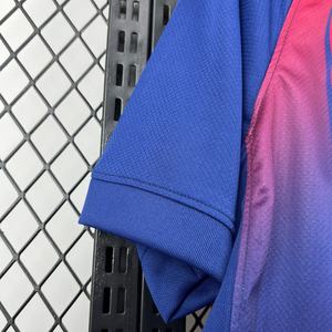 Camiseta <span class=keywords><strong>de</strong></span> Fútbol Estilo Club <span class=keywords><strong>Barcelona</strong></span> para el Hogar, Ropa <span class=keywords><strong>de</strong></span> Entrenamiento <span class=keywords><strong>de</strong></span> Alta Elasticidad, Nombre y Logotipo del Equipo Personalizables, Calidad Tailandesa - Product Image 3