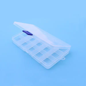 Autre boîte de rangement pour vis de lunettes, boîte de tri rectangulaire en plastique rigide de 3 à 5,9 pouces pour accessoires de lunettes - Product Image 1