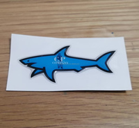 Pegatina 3D Paul Shark 2025, Logotipo Impermeable, Decoración de Dibujos Animados, Pegatina de Inventario al por Mayor