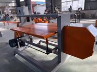Machine de démontage de palettes en bois, scie à ruban semi-automatique pour le démontage de palettes en bois