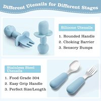 Mangeoire en silicone pour bébé de qualité alimentaire sans BPA assiette à ventouse pour bébé sans danger pour les nourrissons vaisselle pour bébé facile à nettoyer ensemble d'alimentation