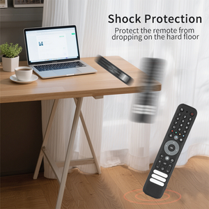 Funda de Silicona para Control <span class=keywords><strong>Remoto</strong></span> Compatible con TCL RC833 GUB1, Carcasa Protectora Antigolpes con Cordón - Product Image 4