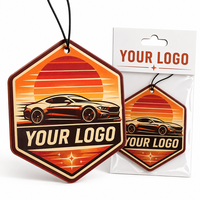 Désodorisant de voiture personnalisé en forme de véhicule, longue durée, parfum de voiture neuve, pour rétroviseur, cadeaux pour concessionnaires automobiles