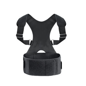 Corset <span class=keywords><strong>Correcteur</strong></span> en Néoprène Redresse-Dos Réglable Appareil pour Posture Lombaires et Clavicule Soulagement de la Douleur - Product Image 1