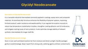 Glycidyl Neodecanoate CAS 26761-45-5 Matière première industrielle pour revêtements et adhésifs - Product Image 6