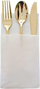 Trinh gỗ bột giấy dao kéo giấy khăn ăn airlaid PE tráng giấy khăn ăn với túi cho hộ gia đình thực phẩm in công nghiệp sử dụng - Product Image 3