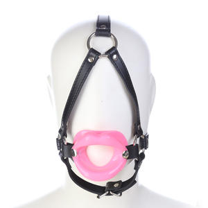 Black Bondage Restraints Belt Harness Mouth <strong>Gag</strong> with Cover <strong>O</strong> <strong>Ring</strong> Open Mouth <strong>Gag</strong> Oral Fetish Bdsm Bondage Restraints Erotic Toy - Product Image 3