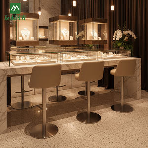 Kursi Bar Tinggi yang Dapat Disesuaikan untuk Konter Toko Perhiasan Desain Modern, Toko Emas, dan Konter Pusat Perbelanjaan - Product Image 2