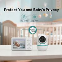 Moniteur bébé PIX-LINK en gros avec caméra et audio, écran LCD 3,2 pouces, communication bidirectionnelle, moniteur bébé/animal de compagnie, caméra intelligente
