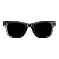 Lunettes intelligentes avec caméra pour l'enregistrement photo et vidéo, reconnaissance de photos par IA ChatGPT, questions et réponses, traduction en direct, appels par écouteurs Bluetooth