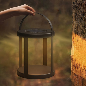 Lámpara LED Solar, IP65 Impermeable, Portátil, para Jardín, Patio, Villa, Lámpara de Pie para Exteriores - Product Image 4