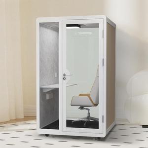 Cabine acoustique insonorisée en acier moderne JINS pour bibliothèque, salle d'étude, salle de réunion, studio, espace privé, chambre, hôtel - Product Image 5
