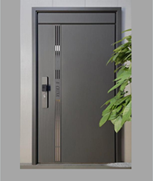 Portails en acier inoxydable et aluminium au design moderne, étanches et thermolaqués, avec fonction antivol pour usage extérieur (vente en gros)