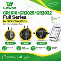Pile bouton au lithium 3V avec languettes à souder, remplacement pour Pax A920 et A920 Pro CR1616 CR2025 CR2032, batterie de secours interne