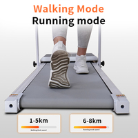 Tapis de course pliable en alliage d'aluminium de haute technologie pour l'exercice cardiovasculaire et la musculation, portable, mécanique, avec vibrations et affichage LED de qualité