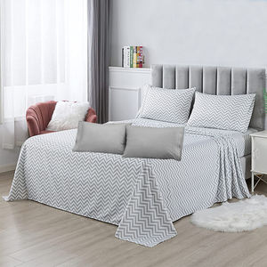 Set Sprei Mikrofiber 100% Polyester 6pcs Sekali Pakai Lipat Motif Karakter Natal Bunga Hewan Daun untuk Hotel - Product Image 2