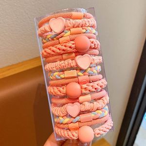 बहु-रंग बेस्टसेलर उच्च-लोचदार कोई बाल क्षति रंगीन बड़े लूप बच्चे पोनीटेल स्टाइल/ब्रेड मिलान के लिए बाल संबंध - Product Image 5