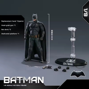 Dc Justice League Licht Pantser Batmans <span class=keywords><strong>Action</strong></span> <span class=keywords><strong>Figure</strong></span> Authentieke 1/9 Schaal 19 Cm/7.5 In Met Veel Accessoires Verzamelbaar Speelgoed - Product Image 2