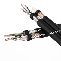 Cable Híbrido Compuesto Combinado de Red Coaxial RG59+CAT5e, RG6+CAT5e Personalizado
