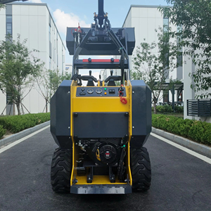 छोटे डीजल व्हील लोडर | ब्रिग्स और स्ट्रैटन इंजन के साथ मिनी स्किड ड्राइव, कॉम्पैक्ट लोडर 0.07 मीटर बकेट क्षमता - Product Image 3