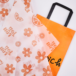 Tùy chỉnh in Cam hoa thực phẩm cấp giấy gói với cam quýt chanh mẫu cho bao bì quà tặng bánh kẹo bán lẻ - Product Image 5