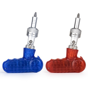 T Type Ratcheting <b>Screwdriver</b> Set Multipurpose With Bottle Opener And Magnetic Bits For Home Diy Repair - Product Image 4