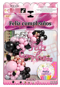 Globo de látex de fiesta de cumpleaños español de fábrica Huaien para decoración de escena interior forma de numeración para eventos - Product Image 2