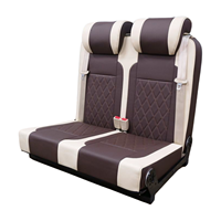 Lit pliant modifié réglable en cuir de luxe à vente chaude pour camping-car, monospace, caravane