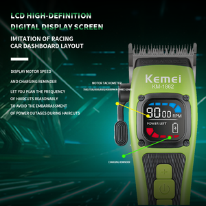 Kemei Km-1862 Quality Fast Speed Motor Professional Hair Trimmer Ferramentas para Barbeiro Ajustável Hair Dressing Appliance Big Combo - Product Image 4