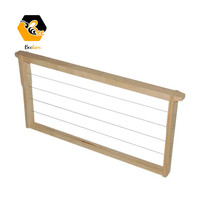 Imkereibedarf Langstroth / britischer / australischer Stil Tanne / Neuseelandische Kiefer tiefer Super-Bundholz-Bienenrahmen mit Draht