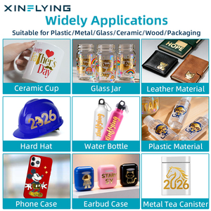 Imprimante UV DTF XinFlying 42cm avec 4 têtes d'impression i1600-U1, machine UV tout-en-un A2 UV DTF avec laminateur - Product Image 2