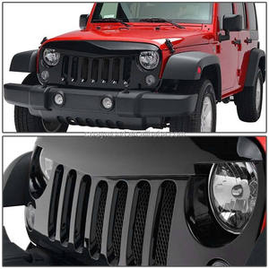 Pare-chocs avant personnalisé en ABS noir avec grilles <span class=keywords><strong>Angry</strong></span> Eyes pour <span class=keywords><strong>Jeep</strong></span> Wrangler JK troisième génération 2007-2018 - Product Image 2