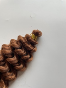 Nuovo stile lungo onda profonda Ombre acqua ondulata ricci intrecciatura sintetica oceano onda uncinetto estensioni dei capelli per le donne - Product Image 4