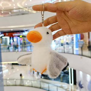 Peluche Mouette Animale Marine Douce et Mignonne, Porte-clés Mouette, Jouet en Peluche Oiseau Rembourré - Product Image 6