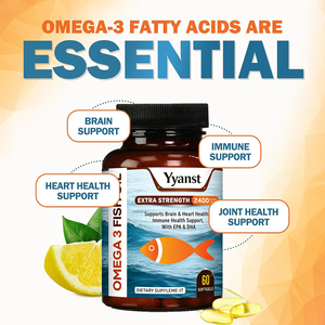 Omega 3 y aceite de pescado de alta calidad de marca privada con EPA y DHA que favorecen la función del corazón, el cerebro y la visión, y soporte inmunológico en cápsulas blandas. - Product Image 6