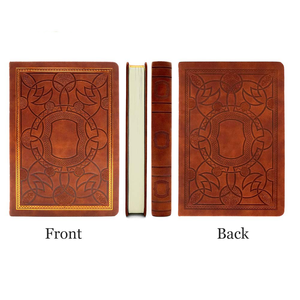 Buku Catatan Jurnal Tebal Bersampul Keras A5 Kulit Sintetis Vintage, Buku Catatan Bersampul Keras Bergaris, Buku Harian Perjalanan Tampilan Kuno - Product Image 2