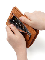 Nouveau Portefeuille RFID Anti-vol en Cuir Véritable pour Hommes et Femmes, Pochette Multifonctionnelle pour Passeport, Clip pour Billet d'Avion, Porte-cartes d'identité