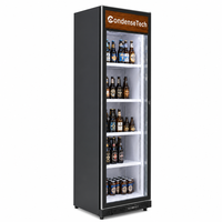 Réfrigérateur à vin et boissons, mini-réfrigérateur à cola, porte vitrée, usage commercial