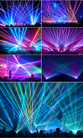 Wasserdichte 30W Laser-Show Animation Sky Beam Outdoor 40kpps Vollfarbige Sky Beam Laser-Lichtshow
