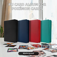 Porte-cartes personnalisé en cuir PU avec fermeture éclair, 9 pochettes pour cartes à collectionner double face, album de rangement pour MTG TCG PKM
