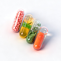 Capsules complètes de multivitamines et de minéraux OEM/ODM, formule personnalisée en billes dans une capsule liquide