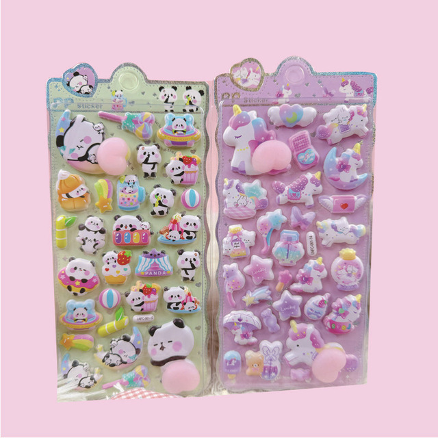 Peach Butt 3D Puffy Squeeze Stickers-Waterproof PVC/PET/EVA Adhesive Animal Decals for Kids DIY Crafts & Phone Case Decoration