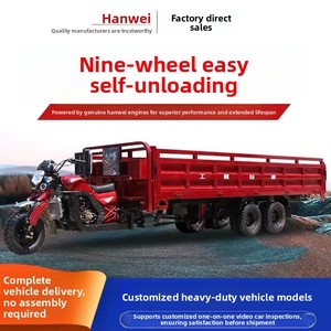 Camion à 9 roues à <span class=keywords><strong>moteur</strong></span> essence 350cc pour le transport de carburant - Product Image 5