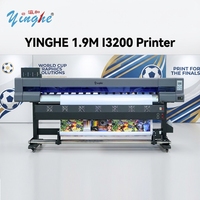 Imprimante éco-solvant grand format YINGHE 2026 nouvelle 1,9 m (6,2 pi) I3200 pour bannières flexibles, vinyle, PP rétroéclairé, encre CMYK rapide SA JHB CMYK en stock