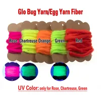 Synthetische Kunststoff fasern zum Fliegen binden Bug Yarn Fluff Material zum Fliegen fischen Minnowfish Lure Lachs forelle Ei Fliegen muster